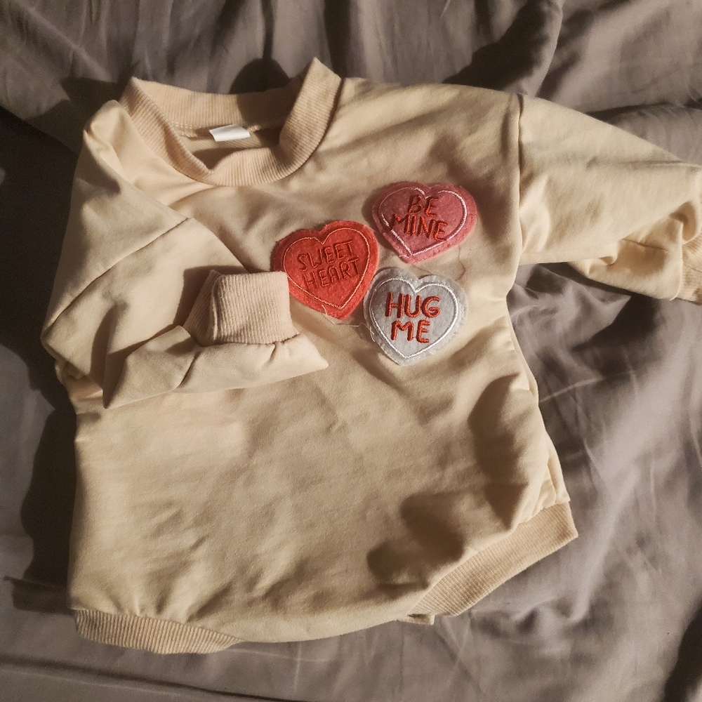 Valentines Day Rombe, cream